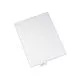 avery-style preprinted legal bottom tab dividers, 26-tab, exhibit q, 11 x 8.5, white, 25/pack-AVE12390