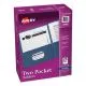 Two-Pocket Folder, 40-Sheet Capacity, 11 X 8.5, Dark Blue, 25/box-AVE47985