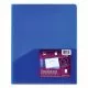 Plastic Two-Pocket Folder, 20-Sheet Capacity, 11 X 8.5, Translucent Blue-AVE47811