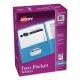 Two-Pocket Folder, 40-Sheet Capacity, 11 X 8.5, Light Blue, 25/box-AVE47986