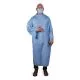T-Style Isolation Gown, Lldpe, Large, Light Blue, 50/carton-HERTGOWNLP
