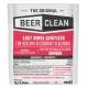 Beer Clean Last Rinse Glass Sanitizer, Powder, 0.25 Oz Packet, 100/carton-DVO90223