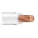 THHN Building Wire, 12 AWG Stranded Copper Conductor, White with Black Stripe, 2500 ft. Reel-THHN12STRWHTBLK2500R