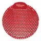 Slant7 With Terminator Urinal Screen, Evergreen Scent, Red, 5/box-FRSS7TBX