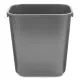 Deskside Plastic Wastebasket, 3.5 gal, Plastic, Black-RCP295500BK