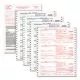 1099-NEC Continuous Tax Forms, Fiscal Year: 2023, Four-Part Carbonless, 8.5 x 5.5, 2 Forms/Sheet, 24 Forms Total-TOP2299NEC