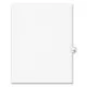 Preprinted Legal Exhibit Side Tab Index Dividers, Avery Style, 10-Tab, 15, 11 X 8.5, White, 25/pack-AVE11925