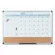 3-in-1 Planner Board, 24 x 18, Tan/White/Blue Surface, Silver Aluminum Frame-BVCMB3507186