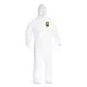 A20 Breathable Particle Protection Coveralls, Elastic Back, Hood, Medium, White, 24/carton-KCC49112