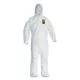 A45 Liquid/particle Protection Surface Prep/paint Coverall, Zipper Front, Elastic Wrist/ankles/hood, Xl, White, 25/carton-KCC41506