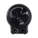 Heater Fan, 1,500 W, 8.25 x 4.37 x 9.5, Black-ALEHEFF10B