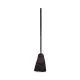 Flagged Tip Poly Bristle Janitor Brooms, 10 X 58.5, Wood Handle, Natural/black, 12/carton-BWK930BP