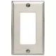 Decora® Wall Plate, 1-Gang, Stainless Steel-8440140