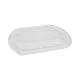 ClearView MealMaster Lid with Fog Gard Coating, Medium Flat Lid, 8.13 x 6.5 x 0.38, Clear, Plastic, 252/Carton-PCTYCN8462S00D0