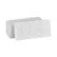 Light Duty Scour Pad, 4.63  x 10, White, 20/Carton-BWK401