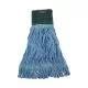 Mop Head, Premium Standard Head, Cotton/rayon Fiber, Medium, Blue, 12/carton-BWK402BL