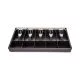 Cash Drawer Replacement Tray, Coin/Cash, 10 Compartments, 16 x 11.25 x 2.25, Black-CNK500129