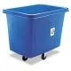 Recycling Cube Truck, 120 gal, 500 lb Capacity, Polyethylene, Blue-RCP461673BE