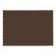 solid color scalloped edge placemats, 10 x 14, chocolate, 1,000/carton-HFM310561