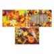 autumn days multi-pack placemats, 10 x 14, three different designs, 1,000/carton-HFM702081