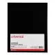Laminated Two-Pocket Folder, Cardboard Paper, 100-Sheet Capacity, 11 X 8.5, Black, 25/box-UNV56416