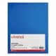 Laminated Two-Pocket Folder, Cardboard Paper, 100-Sheet Capacity, 11 X 8.5, Blue, 25/box-UNV56419