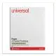 Two-Pocket Portfolio, Embossed Leather Grain Paper, 11 X 8.5, Red, 25/box-UNV56611