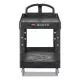 Heavy-Duty Utility Cart with Lipped Shelves, Plastic, 2 Shelves, 750 lb Capacity, 25.25