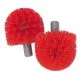 Replacement Heads For Ergo Toilet-Bowl-Brush System, Red, 2/Pack-UNGBBRHR