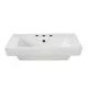 24 x 19 in. Rectangular Pedestal Bathroom Sink in White-A0641008020