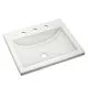 21-1/4 x 17-3/4 in. Rectangular Drop-in Bathroom Sink in White-A0643008020
