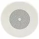 8 inch Amplified Round Ceiling Speakers, White-V1020C