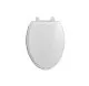 Elongated Closed Front Toilet Seat in White-A5020A65G020