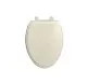 Elongated Closed Front Toilet Seat in Linen-A5020A65G222