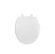 Round Closed Front Toilet Seat in White-A5025B65G020