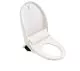 Elongated Closed Front Toilet Seat with Cover in White-A8012A80GRC020