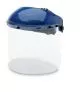 Polyethylene Ratchet Headgear with Glycol Shield in Blue-C103640