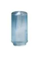 4 in. Lipped Ribbed Acrylic Cylinder Shade in Clear-C25108CL3F