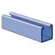 Unistrut® P1000 Series Steel Solid Channel, Hot-Dip Galvanized, 10 ft., 12 ga.-P100010HG