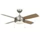 44in. 4-Blade Ceiling Fan with LED Light Kit in Brushed Pewter-CLAV44BN4LKLED