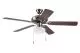 52 in. 5-Blade Ceiling Fan with LED Light Kit in Brushed Nickel-FF525DBN