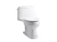 1.28 gpf Elongated One Piece Toilet with Left-Hand Trip Lever in White-K3810-0