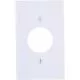 1-Gang Standard Size Receptacle Wall Plate in White-L88004