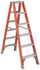 6 ft. x 22-9/16 in. 300 lbs. Fiberglass Double Step Ladder-LFM1506