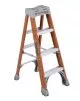 19-1/2 in. x 4 ft. 300 lbs. Fiberglass Step Ladder-LFS1504
