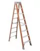 8 ft. Fiberglass Step Ladder Type IA 300-Pound Load Capacity-LFS1508
