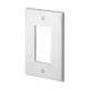 1 Gang Thermoplastic Nylon Wall Plate in Ivory-LPJ26I