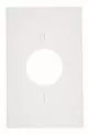 1-Gang Single Receptacle Wall Plate in White-LPJ7W
