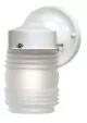 8-1/2 x 4 in. 60W 1-Light Outdoor Wall Light in Gloss White-N76702