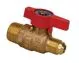 1/2 in. Forged Brass Male x Flare Lever Handle Gas Ball Valve-PFR602MDD